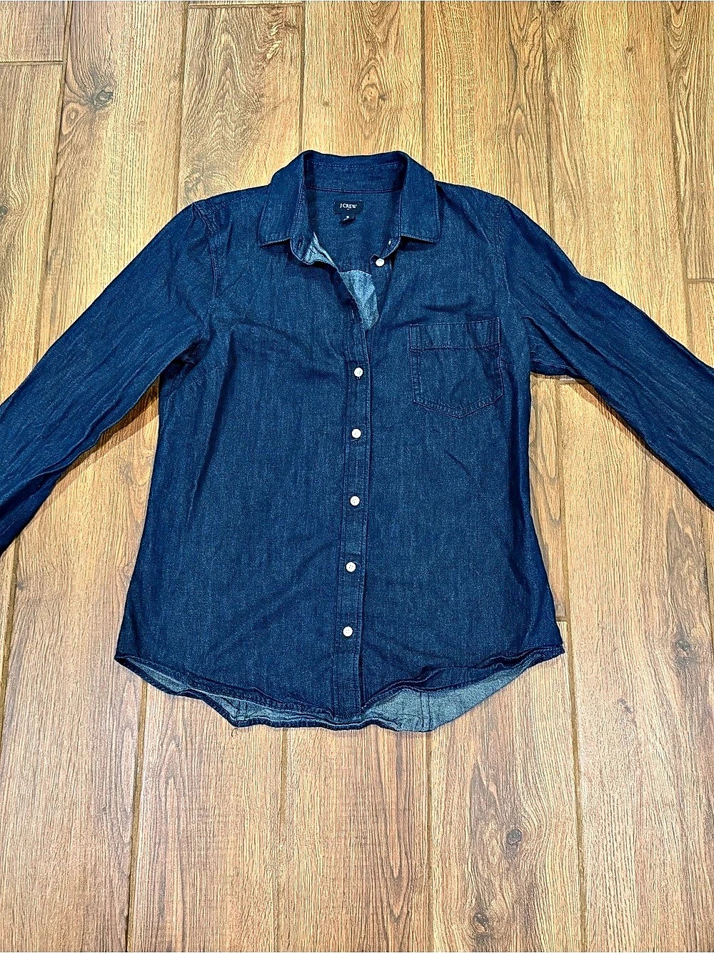 J.CREW Denim Button Down Shirt Blue / women’s Small